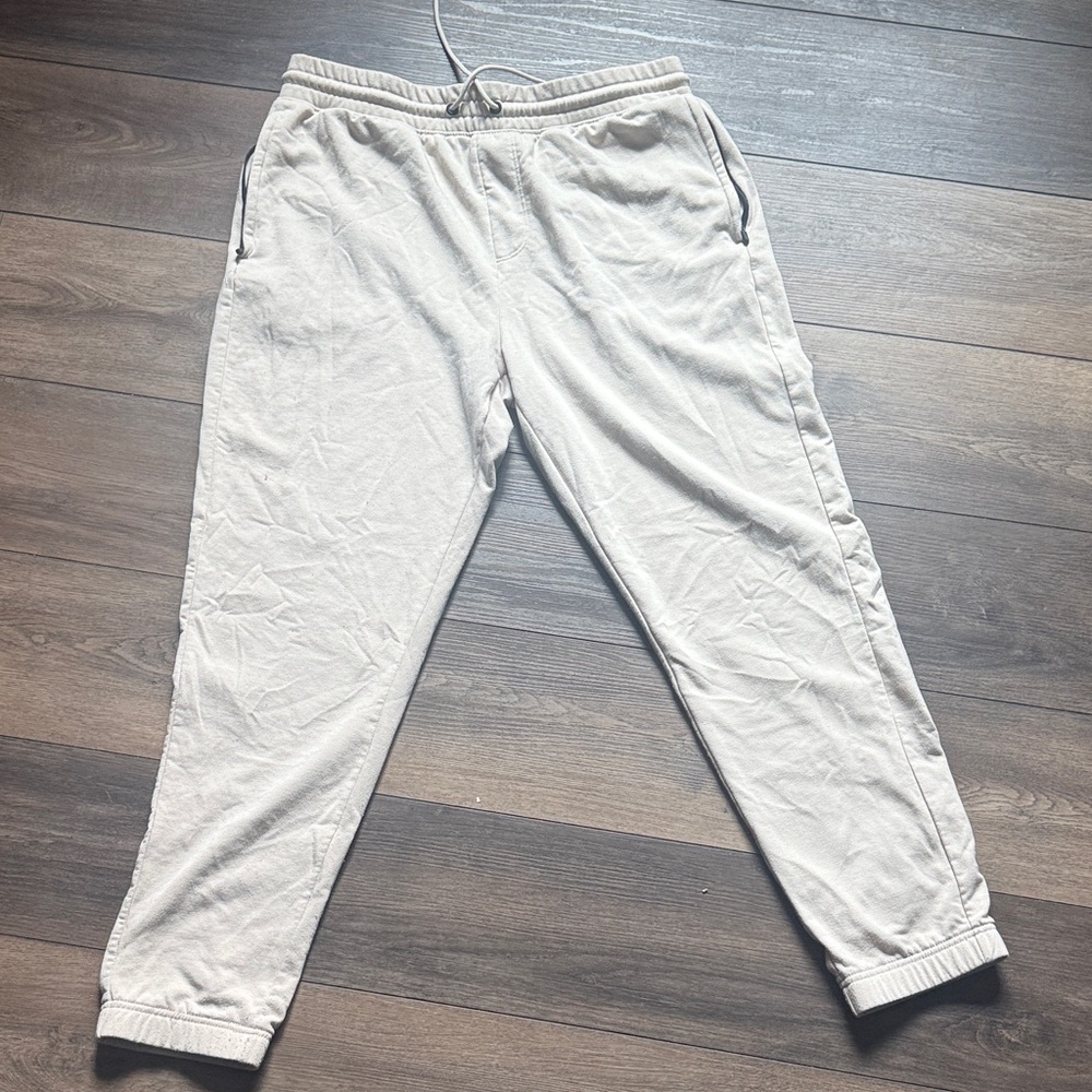 Jockey Men's Cream Drawstring Joggers